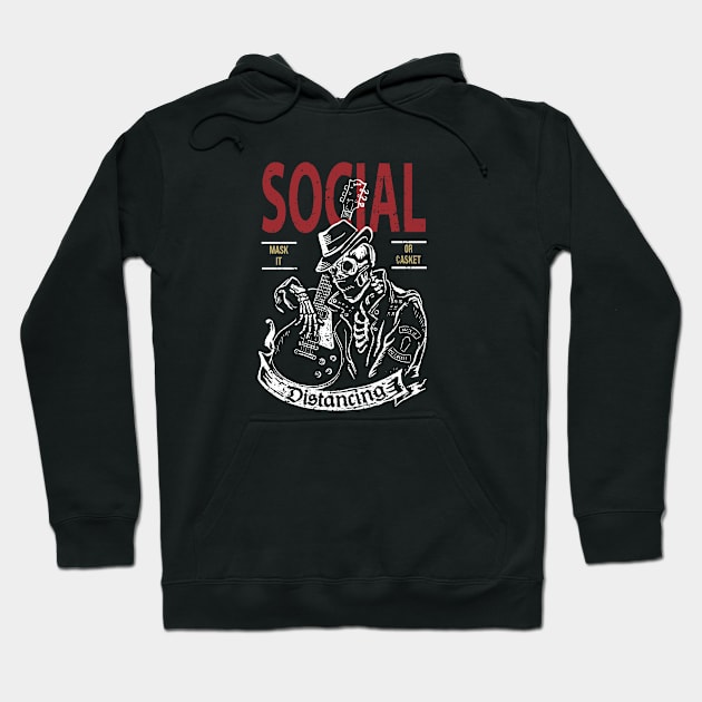 Social Distancing Hoodie by Bone Perez